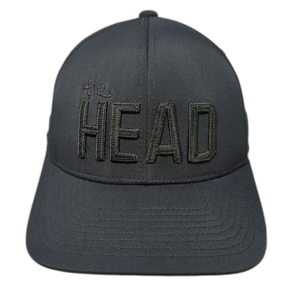 G/FORE Snapback Black One Size Flexfit 110 the HEAD Golf Hat Embroidered Logo
